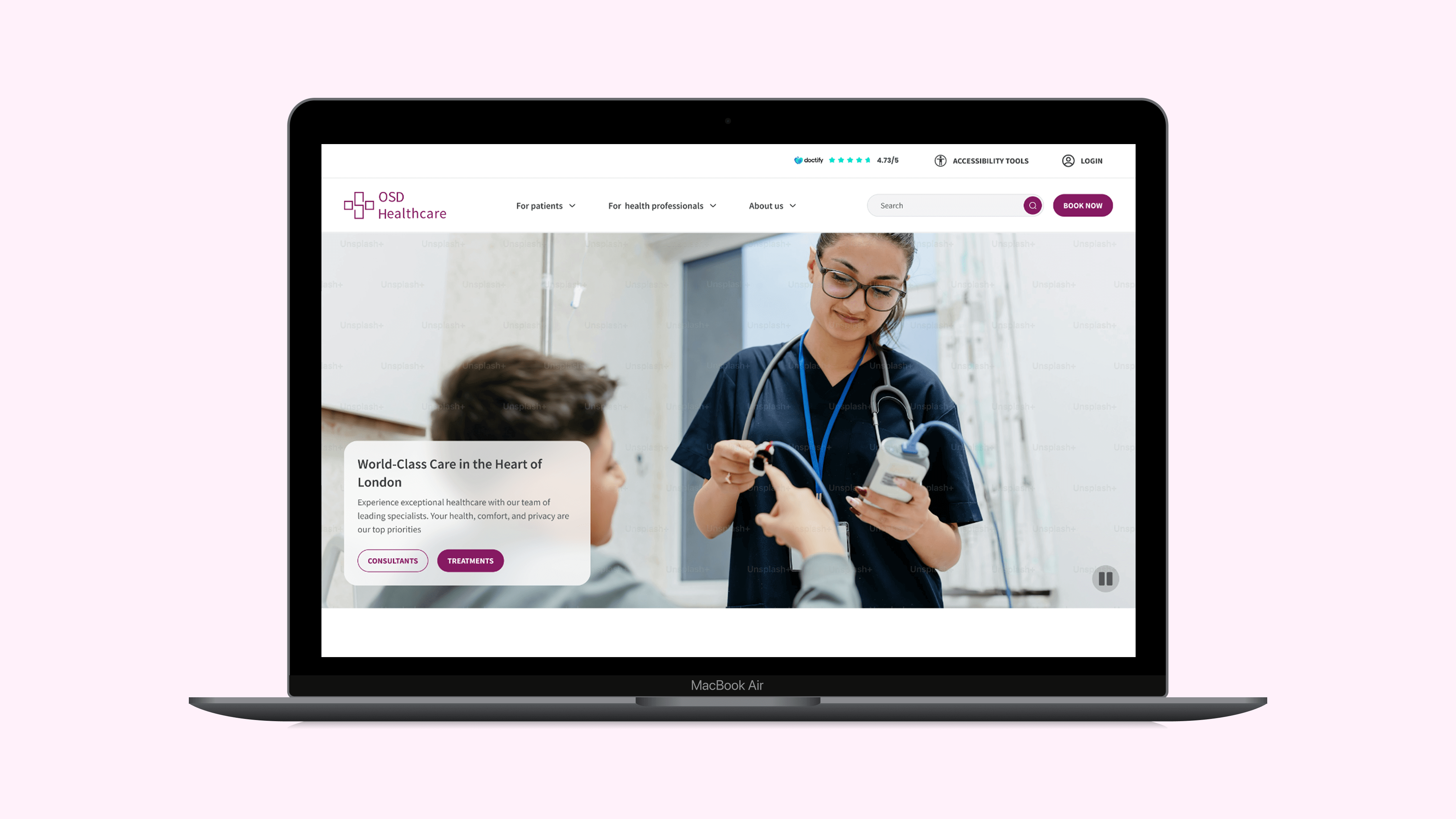 OSD Website Redesign project preview